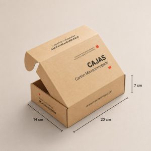Cajas carton microcorrugado x 100 unidades